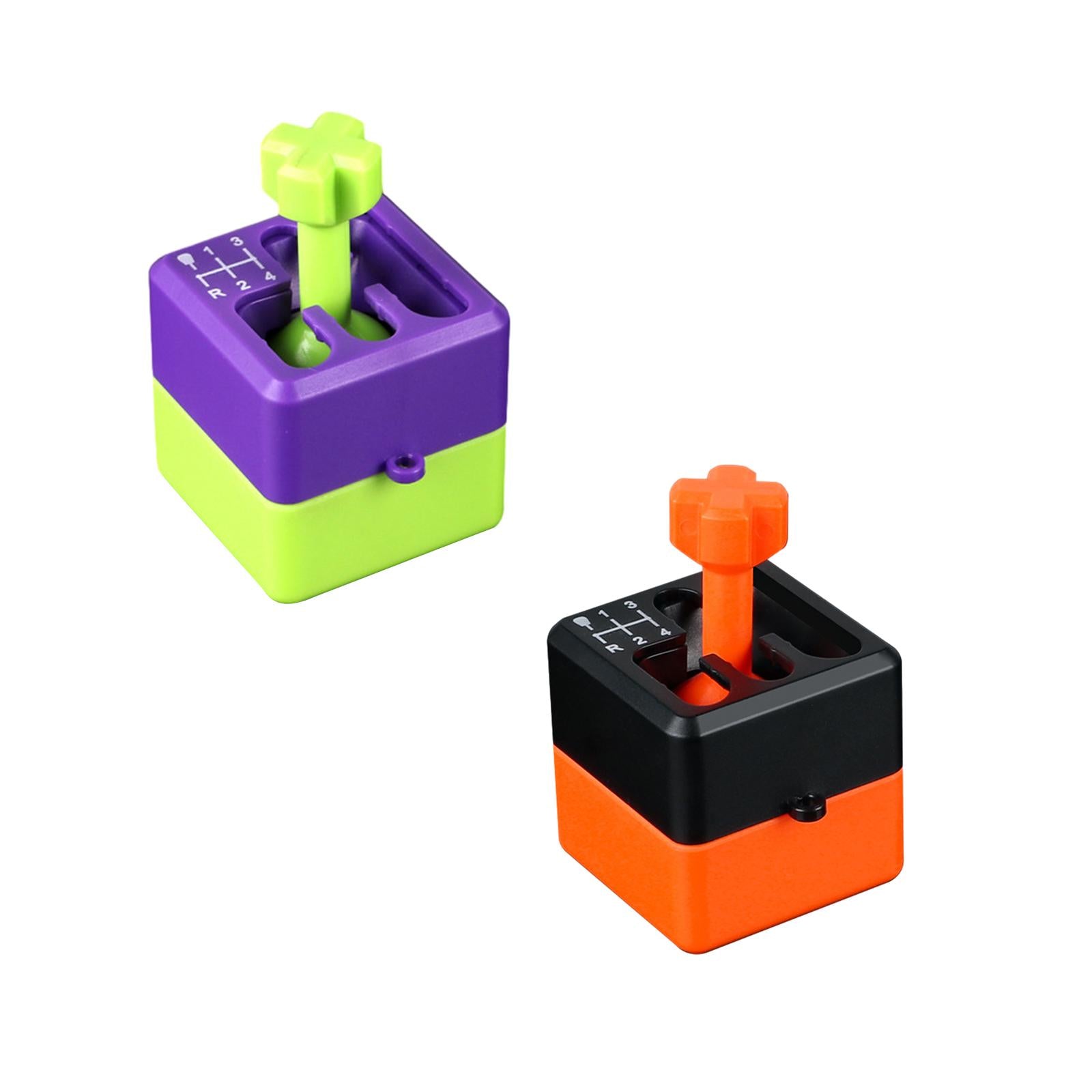 3xManual Shifter Box Keychain for Boyfriend Automotive Accessories Sensory Toy Green