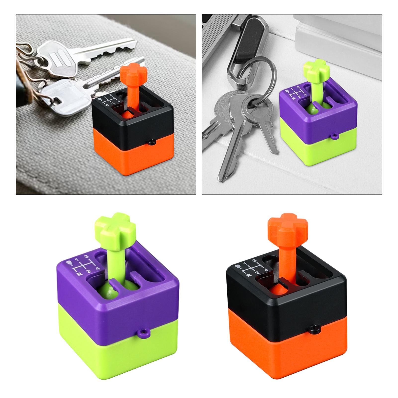 3xManual Shifter Box Keychain for Boyfriend Automotive Accessories Sensory Toy Green