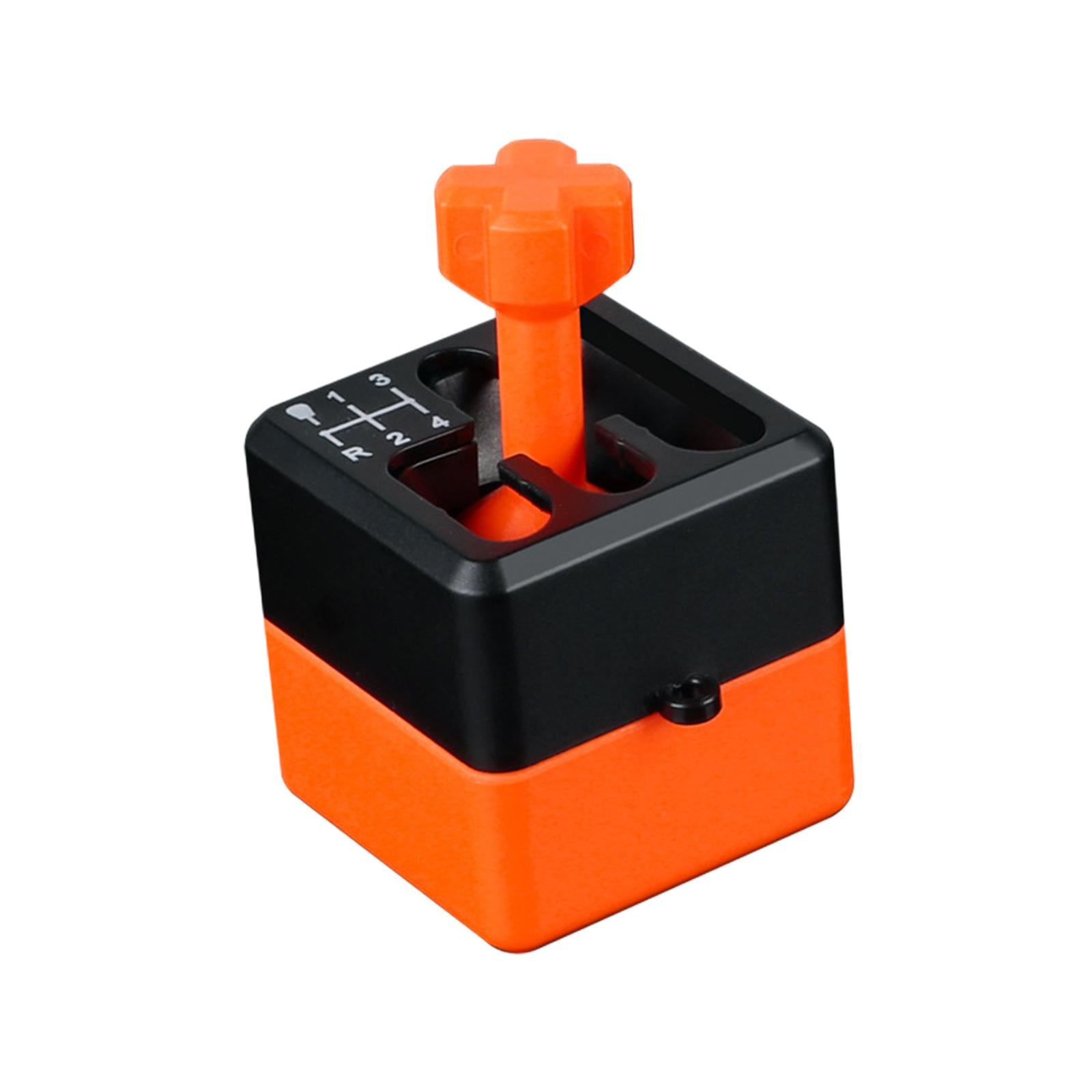4xManual Shifter Box Keychain for Boyfriend Automotive Accessories Sensory Toy Orange