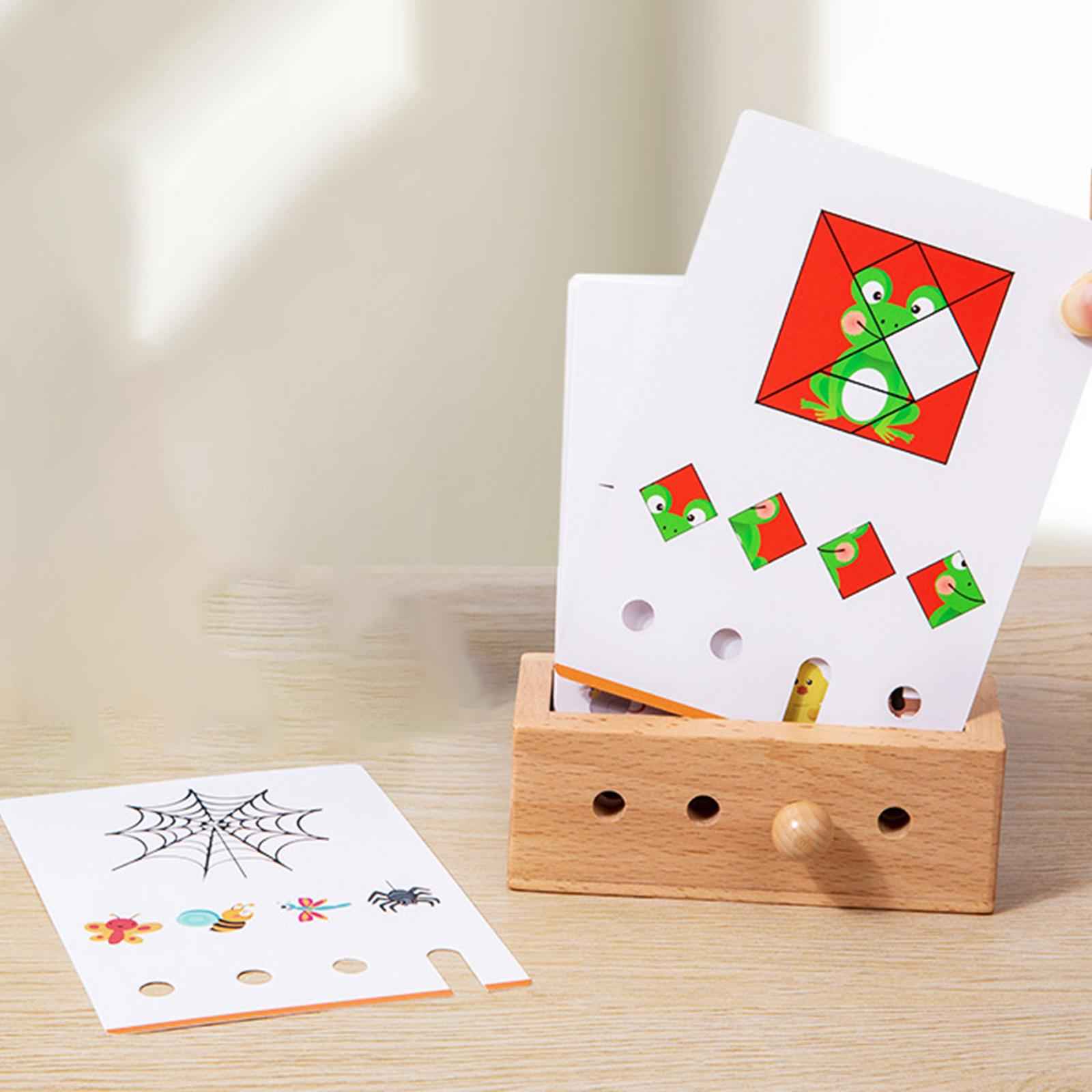 Flash Cards Match Toys Memory Training Preschool Activity for Kids Preschool