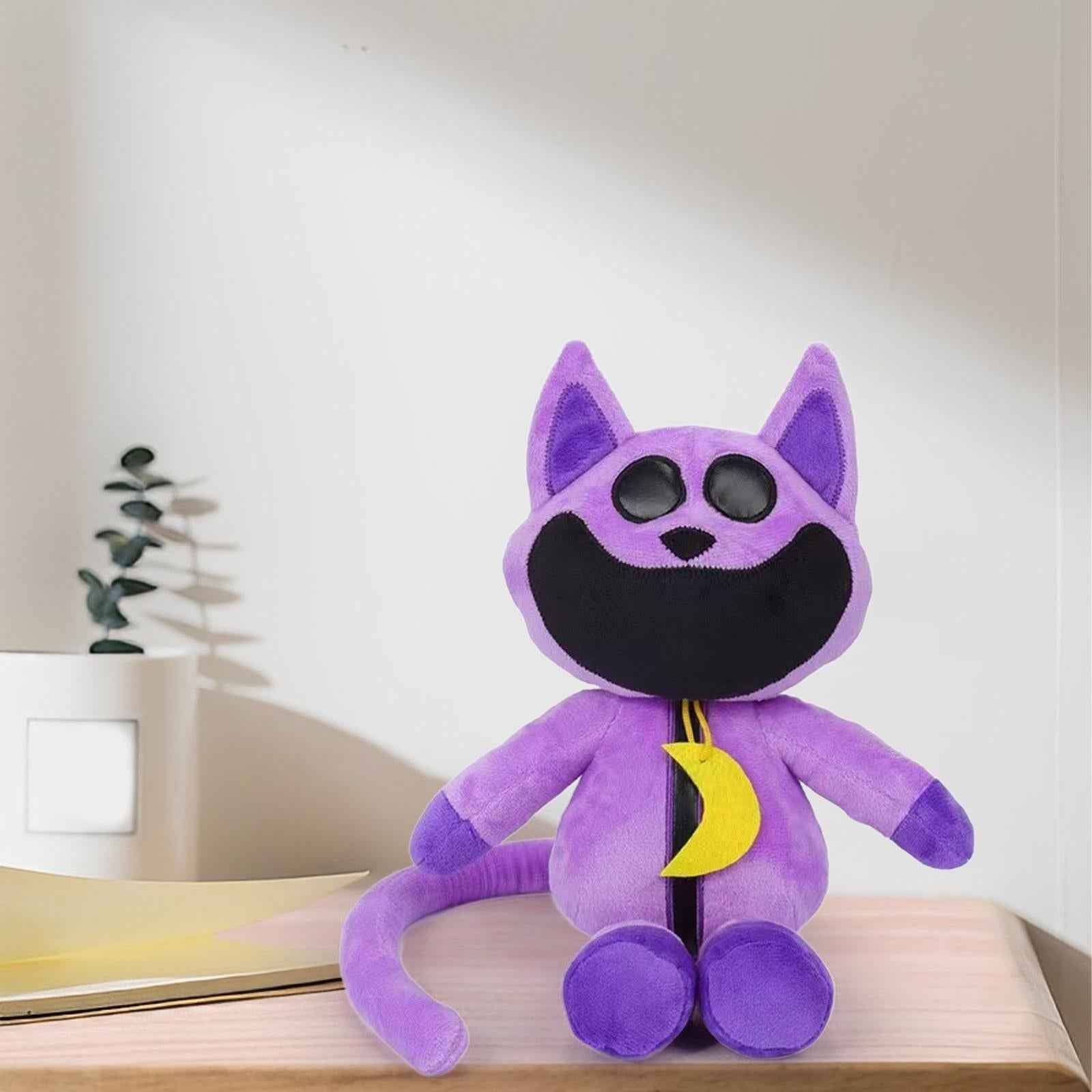 Stuffed Doll Collection Decorative Figure Unique Gifts Photo Props Plush Toy Purple Cat
