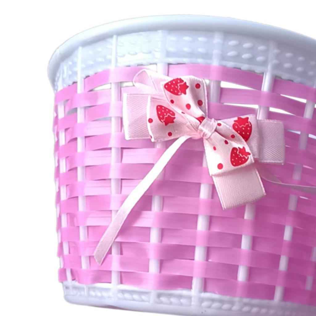 Bike Basket for Boys Girls Front Frame Bike Basket Handlebar Basket for Kids