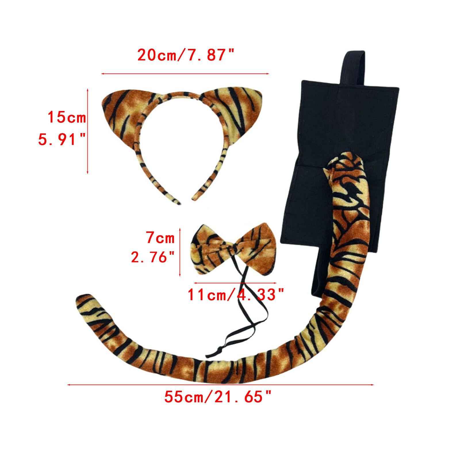 Halloween Animal Tiger Costume Funny Kids Fancy Dress up for Theater
