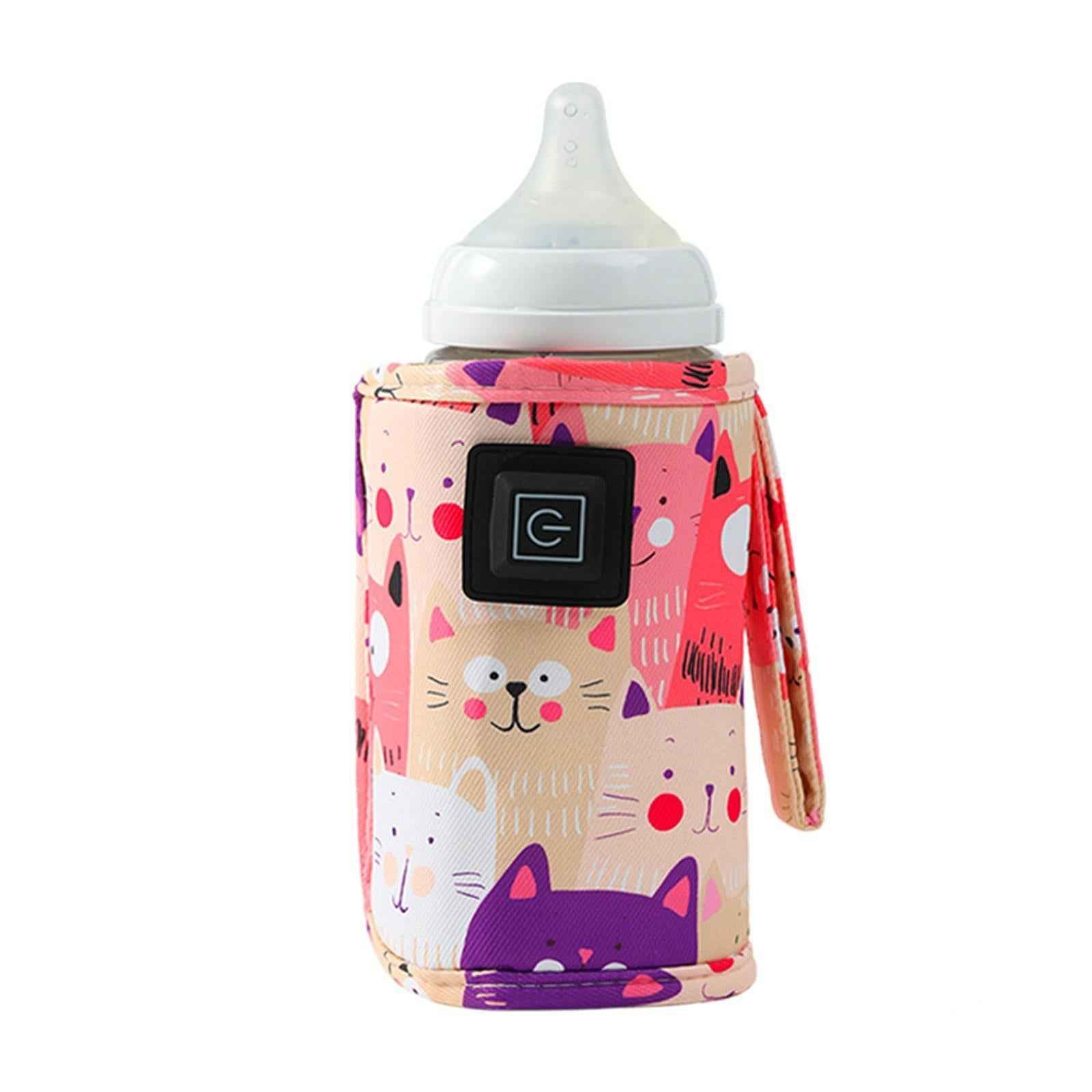 USB Bottle Warmer Fast Heating Milk Heater Cover for Home Traveling Car Yellow