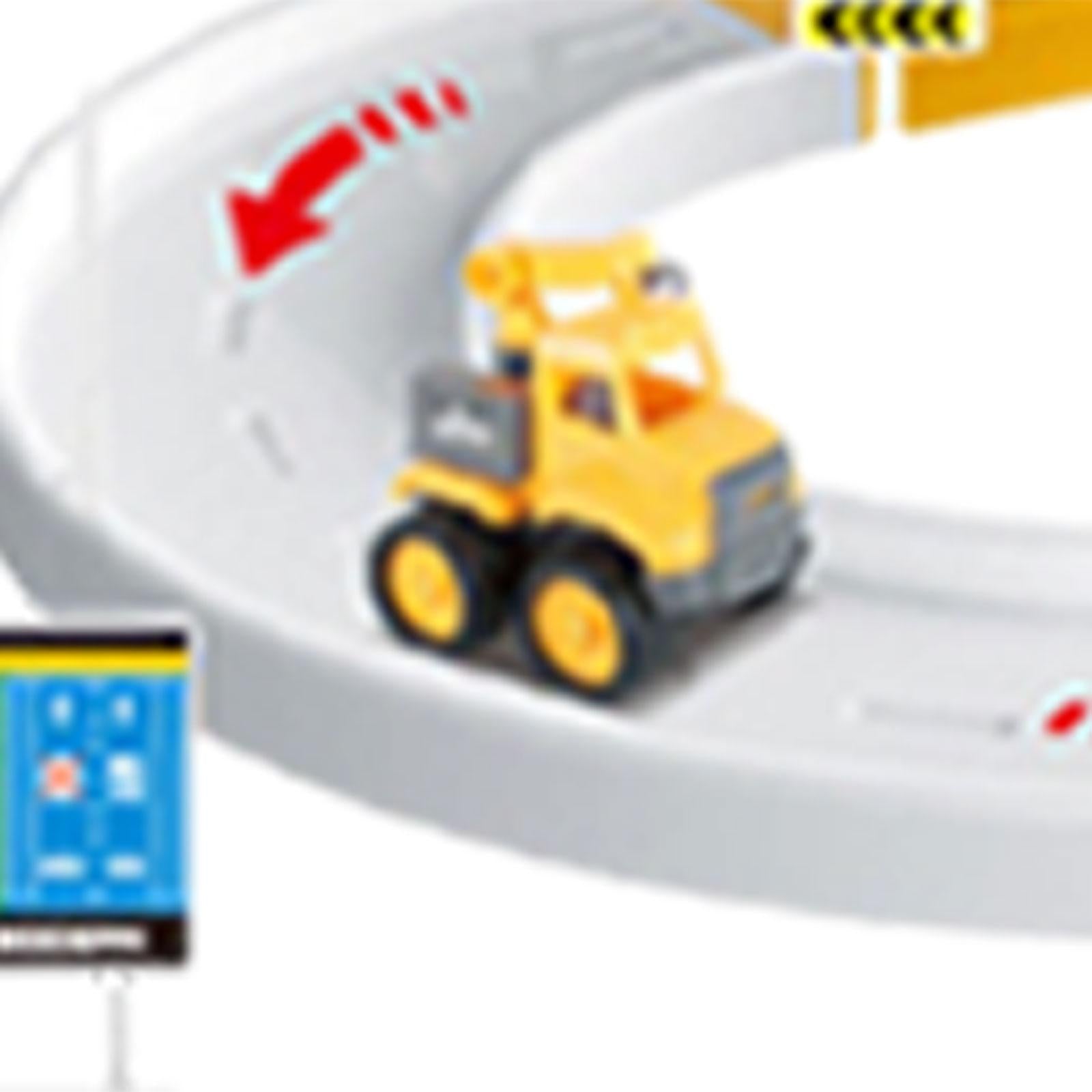 Boy Toy Aged 4-6 Sturdy Educational Car Kit Cartoon Preschool Car Games Toys Yellow Engineer Car