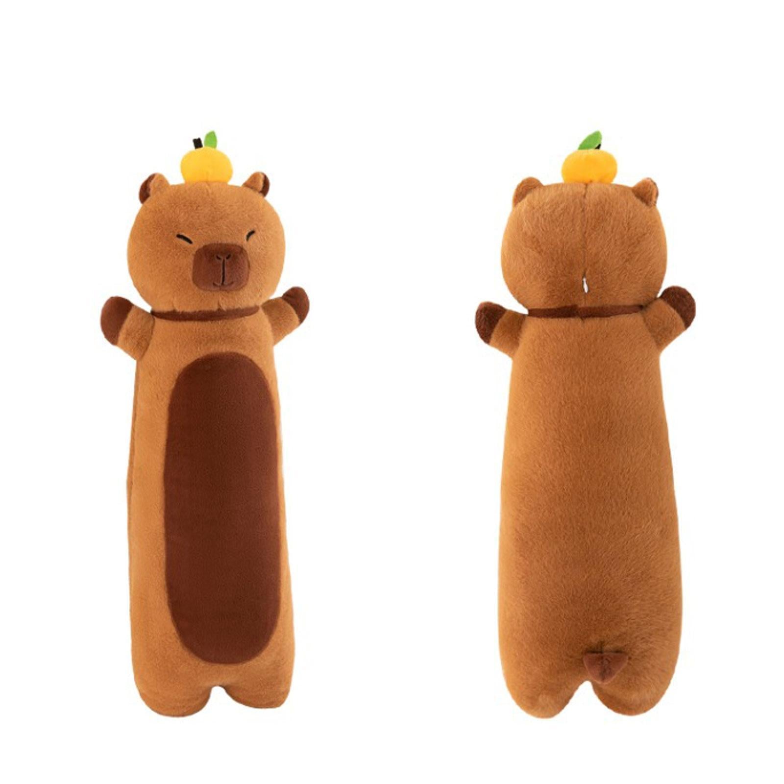 Capybara Plush Toy Long Capybara Plush Pillow for Kids Adults Birthday Gifts 53cm