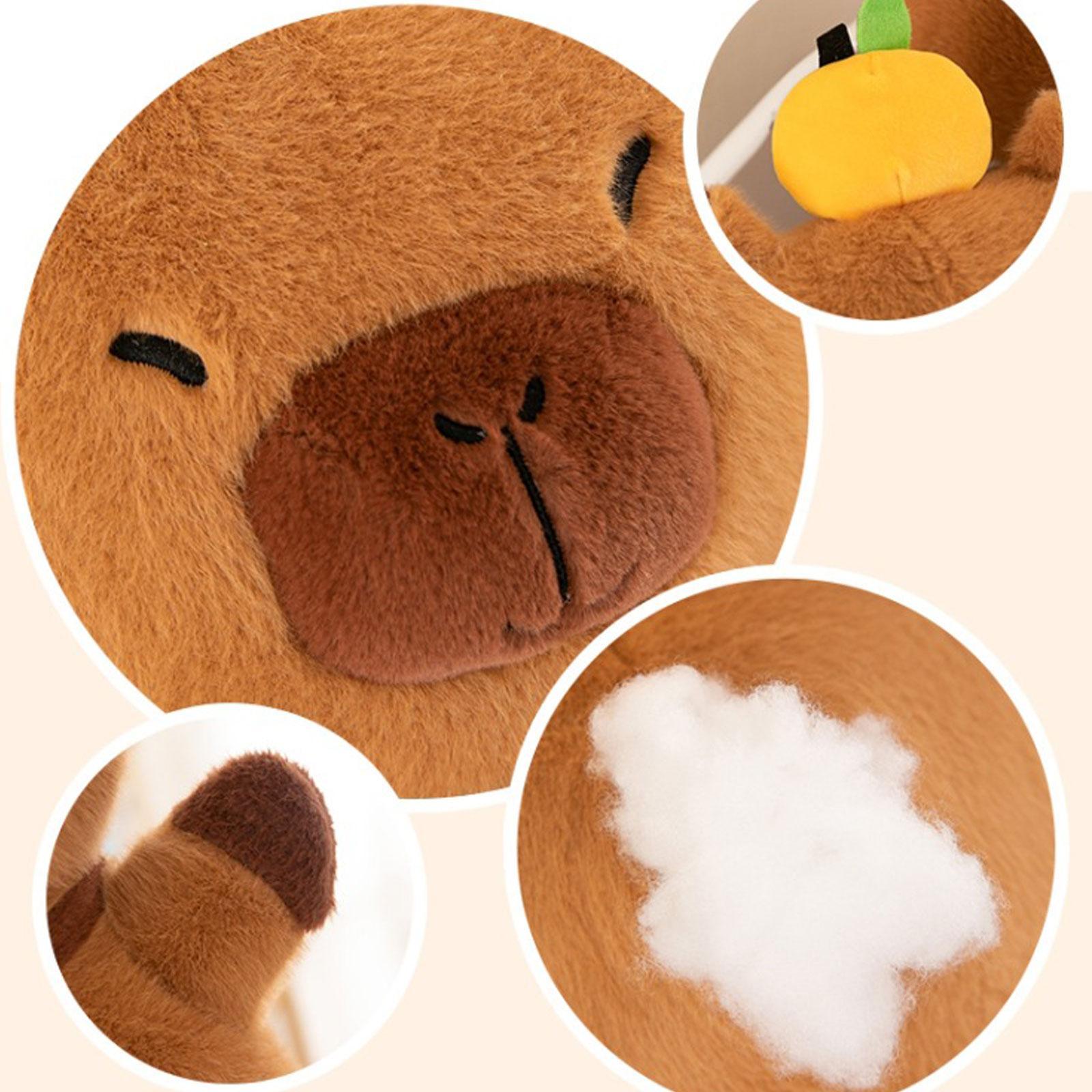 Capybara Plush Toy Long Capybara Plush Pillow for Kids Adults Birthday Gifts 53cm