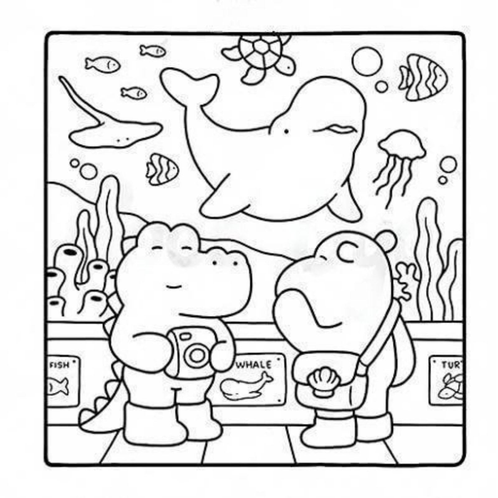 Coloring Book 21x21cm Travel Toy for Special Occasions Anniversaries Holiday comfy days