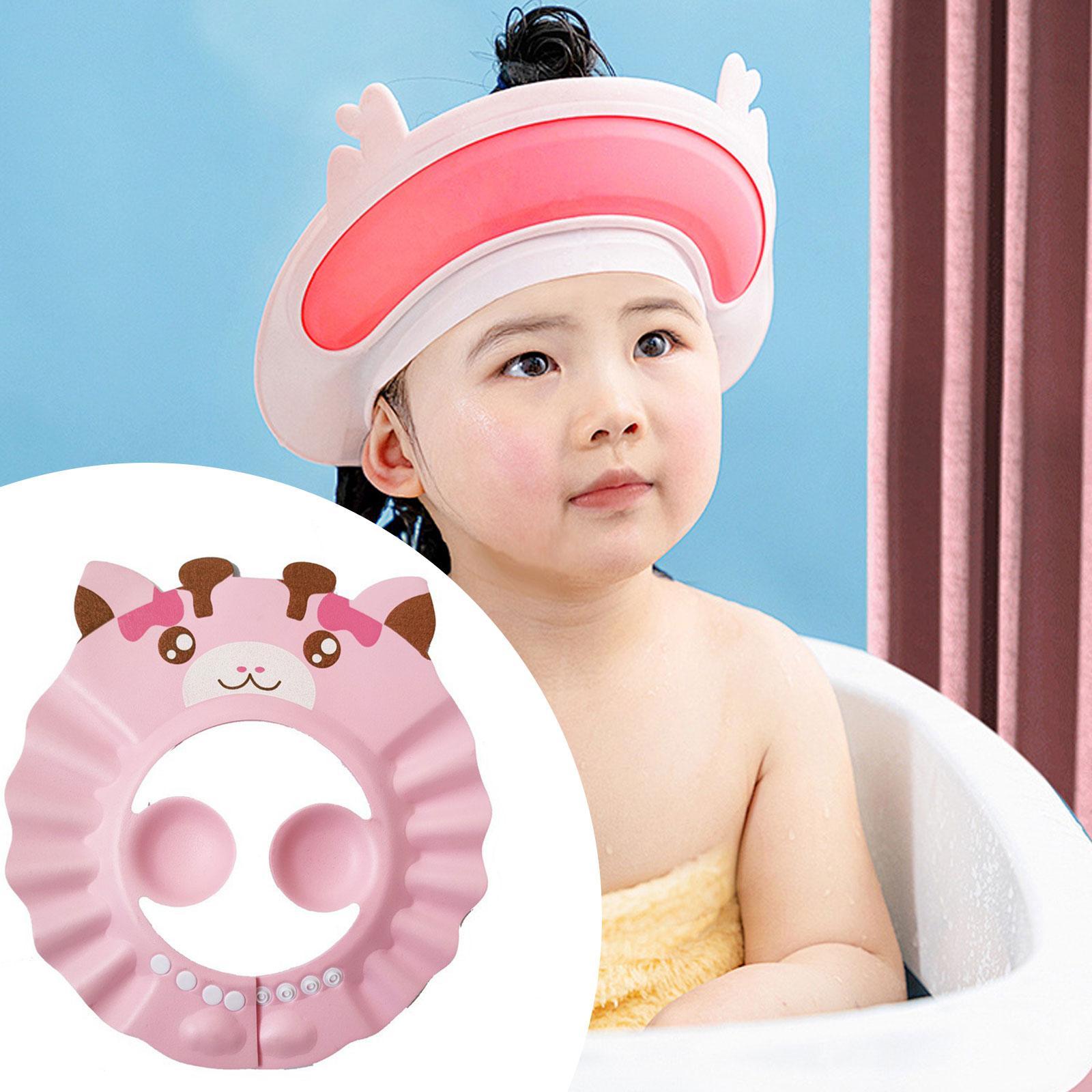 Baby Shower Cap Wash Shield Soft Bathing Cap for Toddlers Children Baby