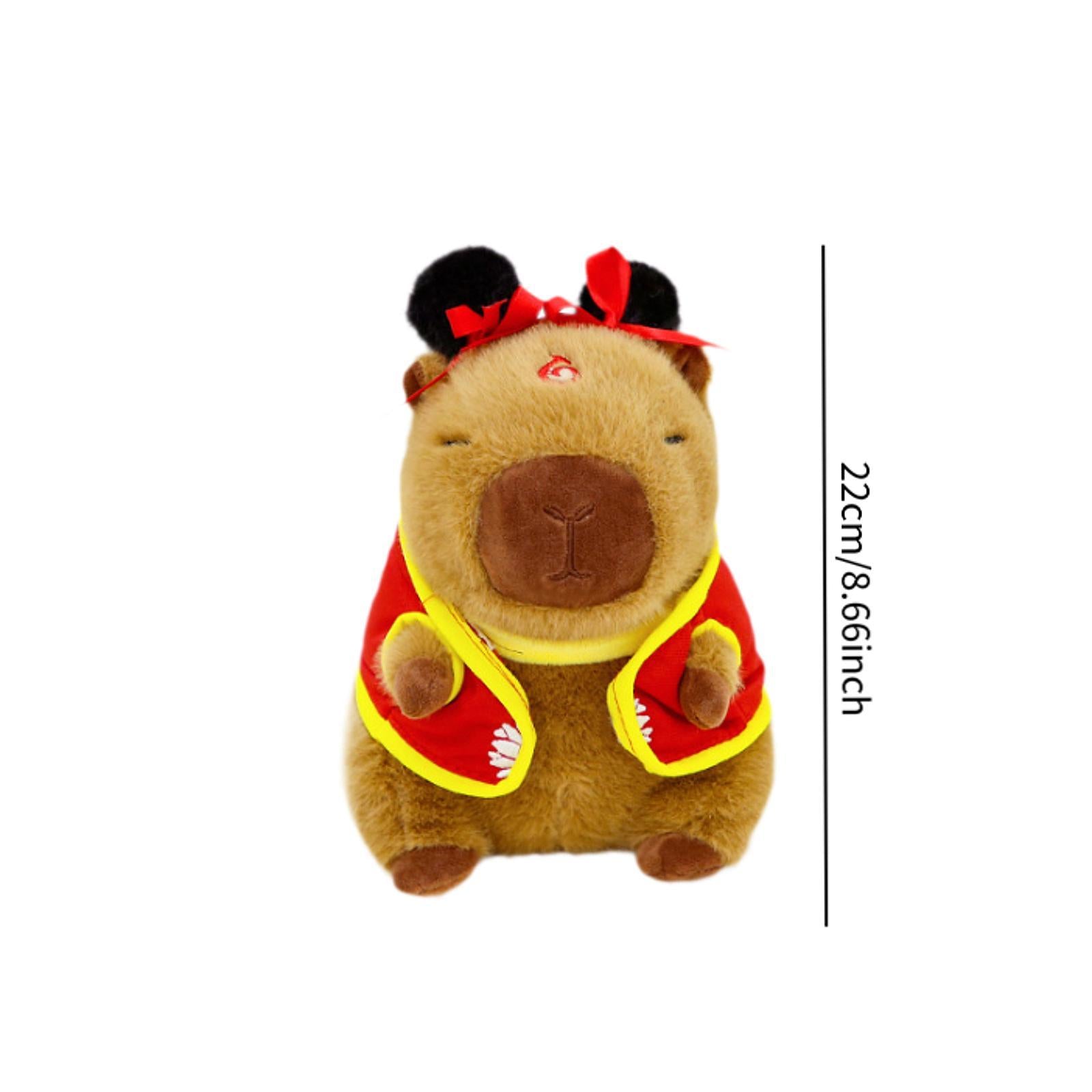 Capybara Plush Toy Capybara Plush Doll for Children Boys Girls Birthday Gift 22cm
