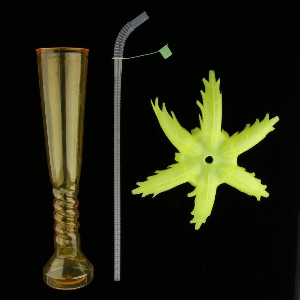 5pcs Tropical Palm Tree Luau Yard Cup Hawaiian Summer Beach Party Drinks Cup