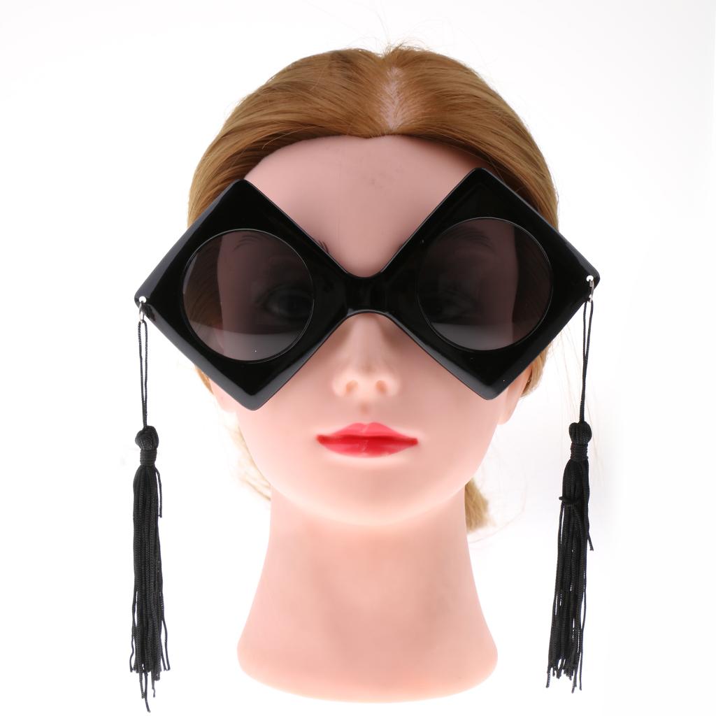 2pcs Trencher Cap Sunglasses Graduation Cap Glasses Party Photo Prop Cosplay
