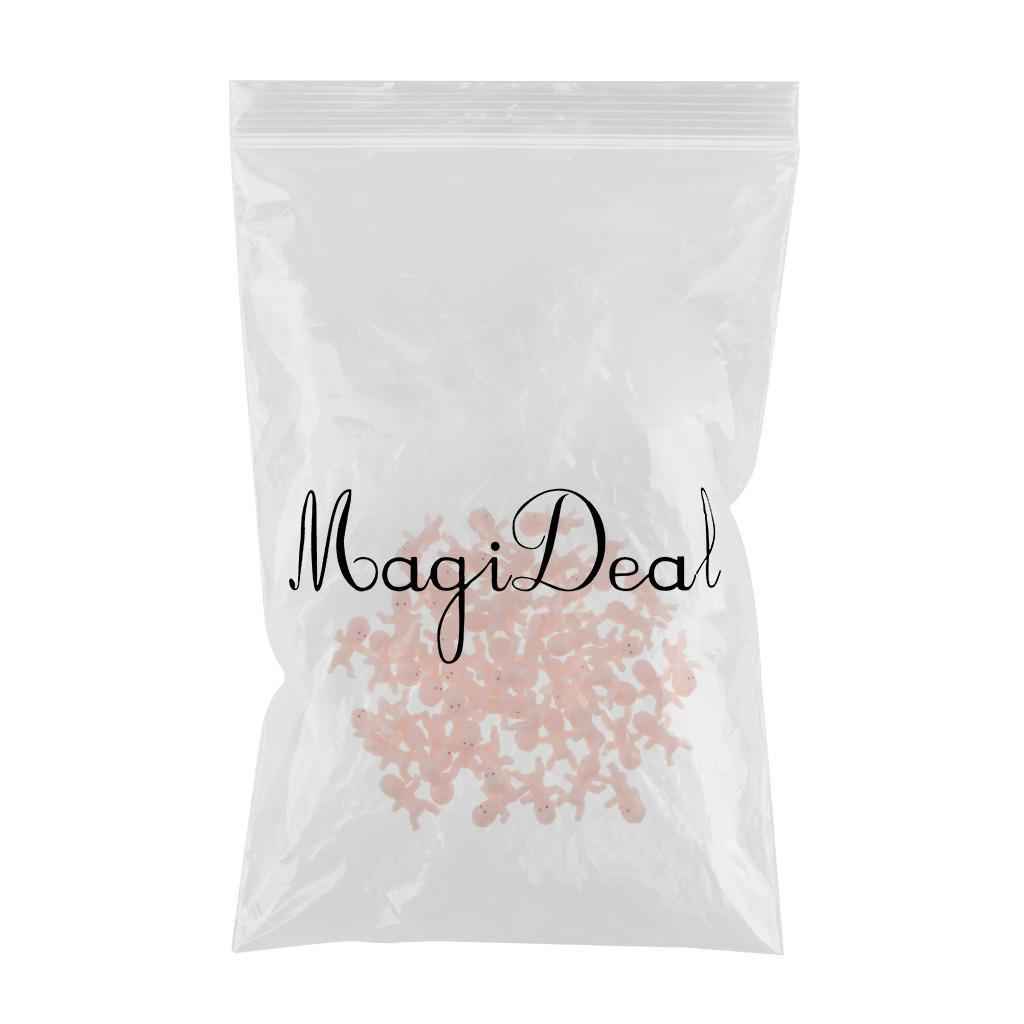 50pcs Mini Newborn Baby Doll Toy Baby Shower Decor Party Bag Filler Pink
