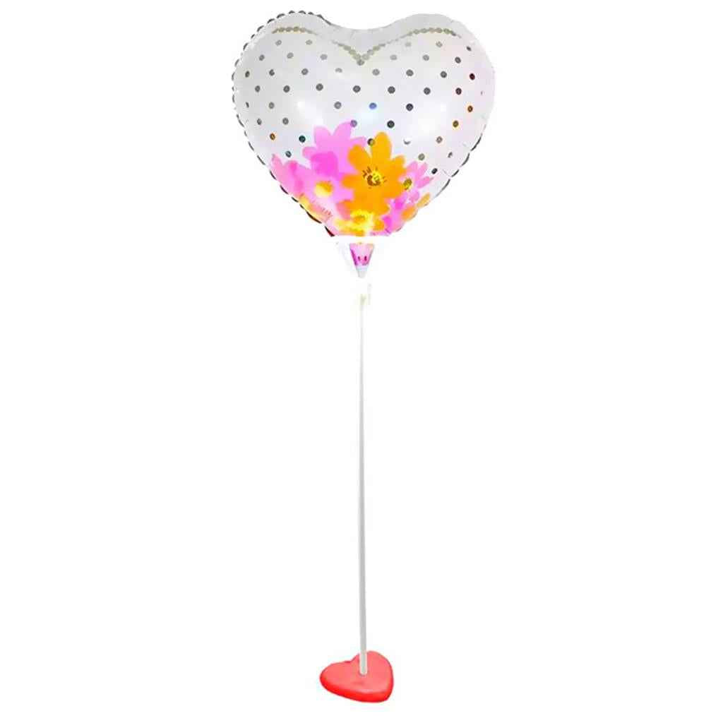 Pieces of 10 Colorful Heart Shape Balloon Weight