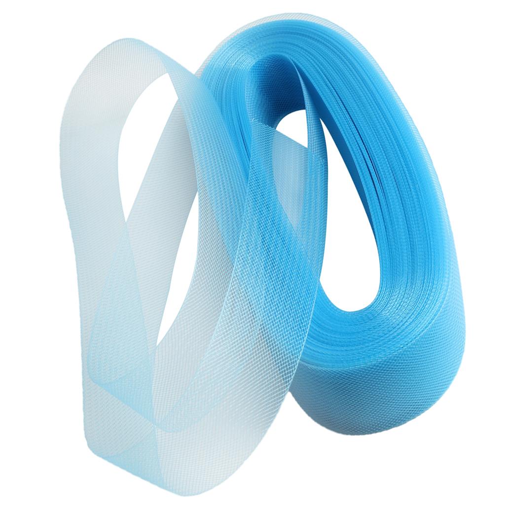 2 Rolls 50 Yards 2 inch Wide Polyester Crinoline Horsehair Braid