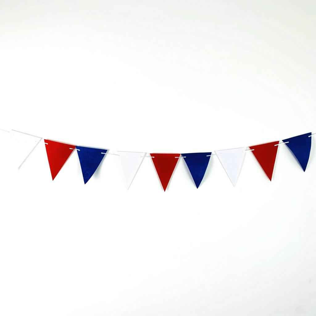 USA Sign Banner Party Hanging Decor for Independence Day Red Blue Banner