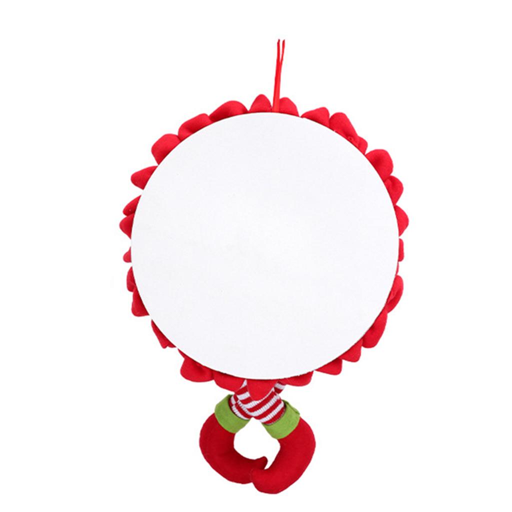 Artificial Wreath Striped Legs Elf Leg for Xmas Wall Party Red leg