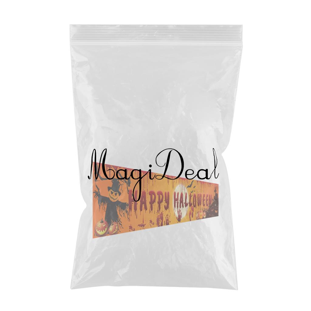 98''x18'' Happy Halloween Banner Events Graveyard Decor Hanging Flag Style F