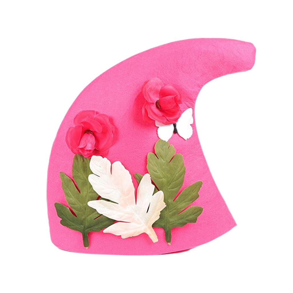 Child Witch Hat Halloween Classic Fun Tall Kid Witch Costume Party Hat Red