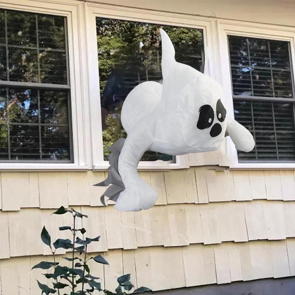 Creative Halloween Broken Window Decoration Scary for Outdoor Party Poor