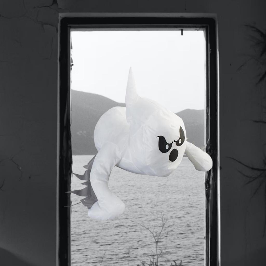 Creative Halloween Broken Window Decoration Scary for Outdoor Party Angry