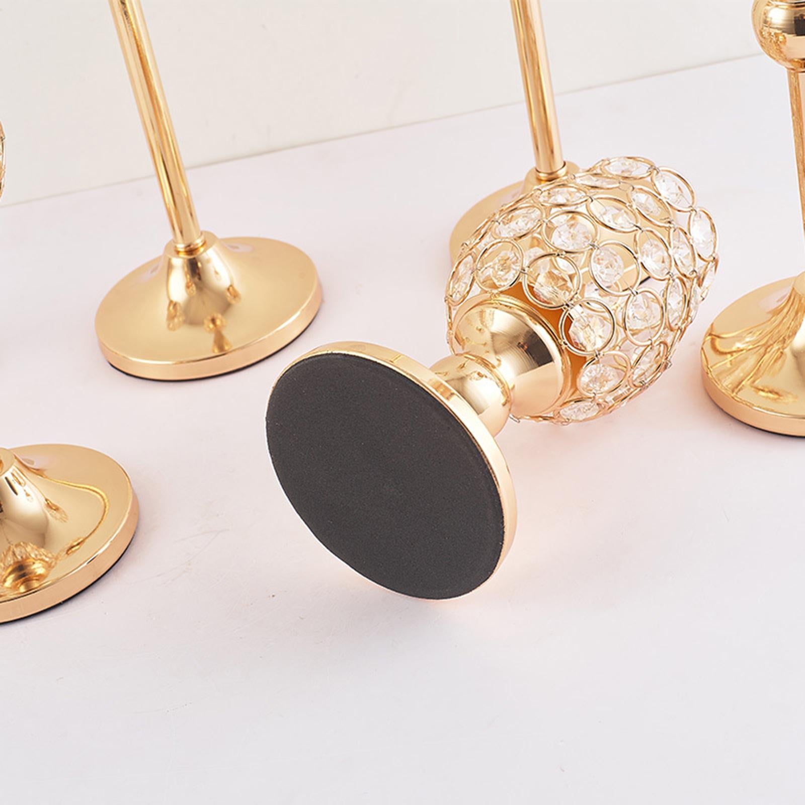 Crystal Candle Holders Pillar Candlesticks Party Decor Ornaments 29cm