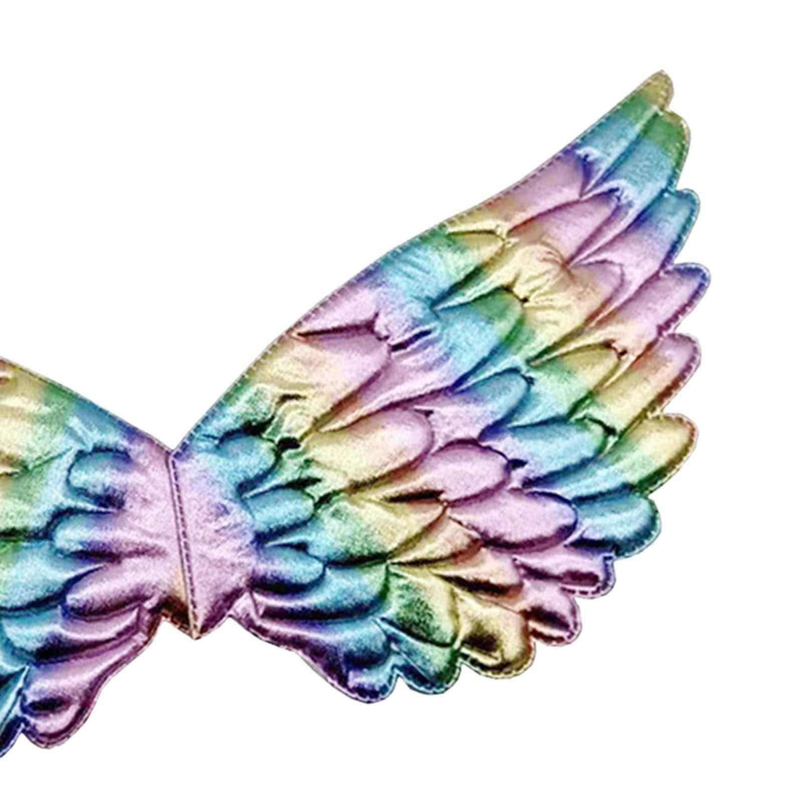 Child Angel Wing Fairy Princess Costume Accessory Decoration Light Rainbow
