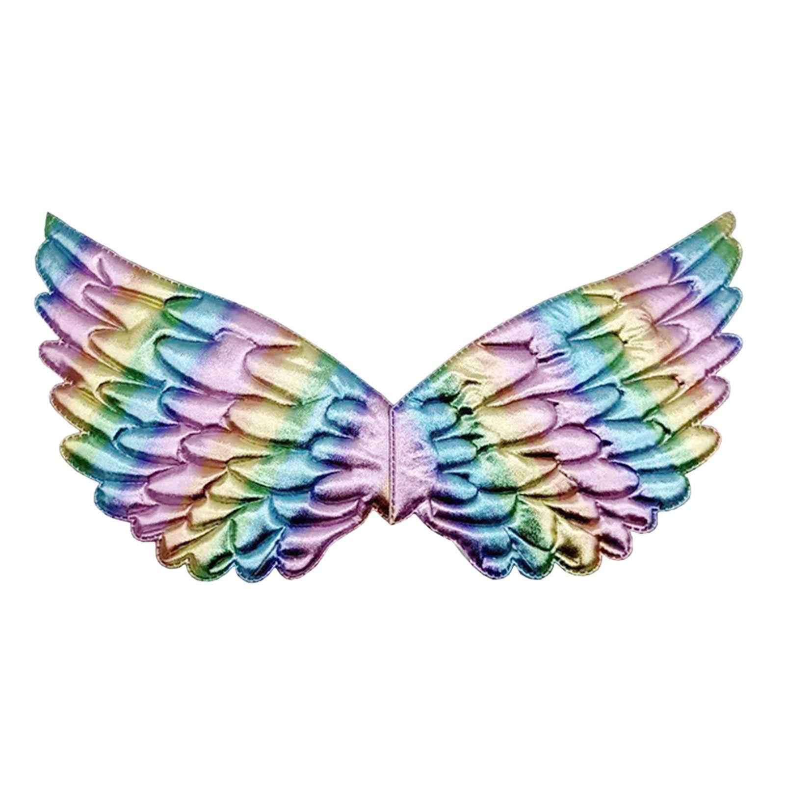 Child Angel Wing Fairy Princess Costume Accessory Decoration Light Rainbow
