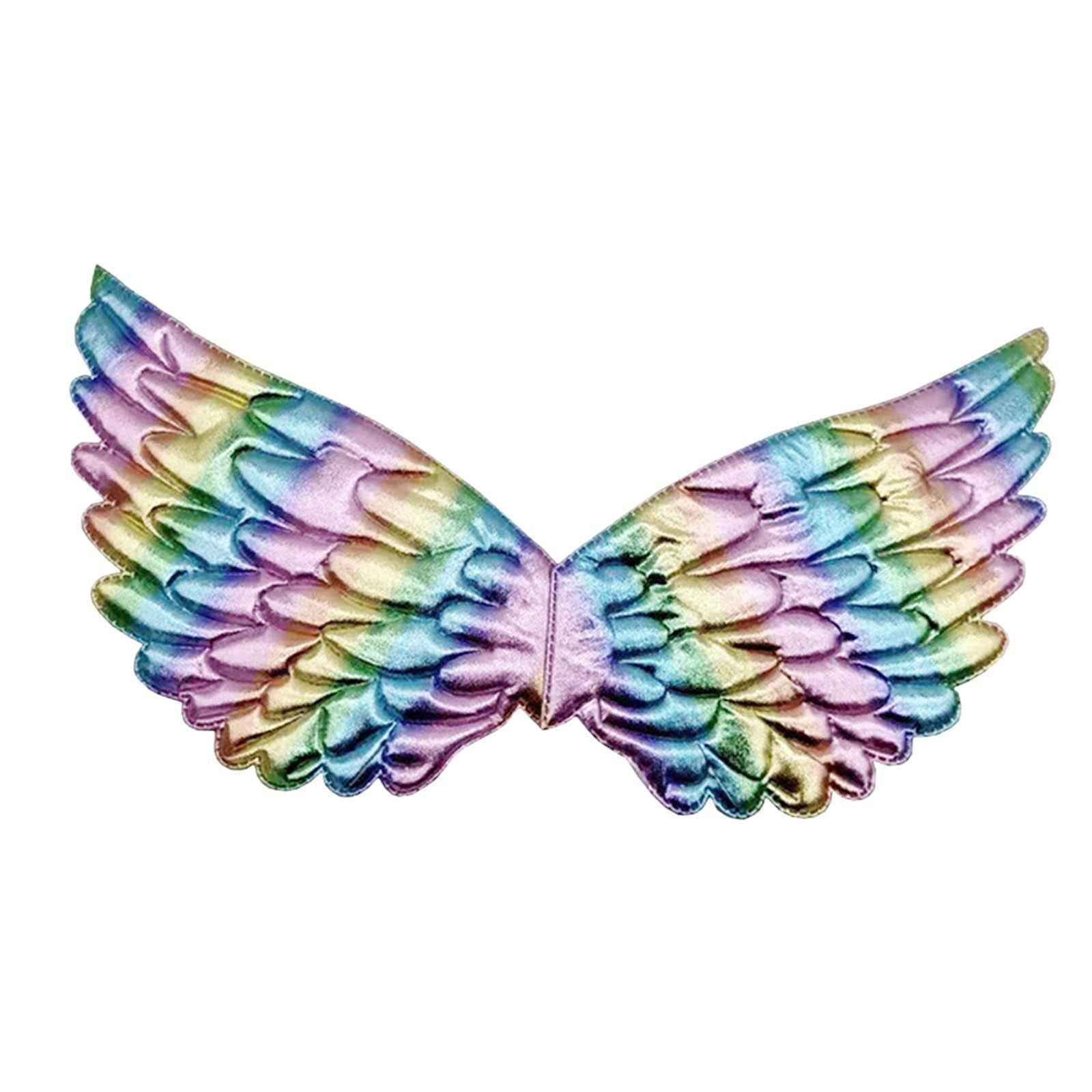 Child Angel Wing Fairy Princess Costume Accessory Decoration Light Rainbow