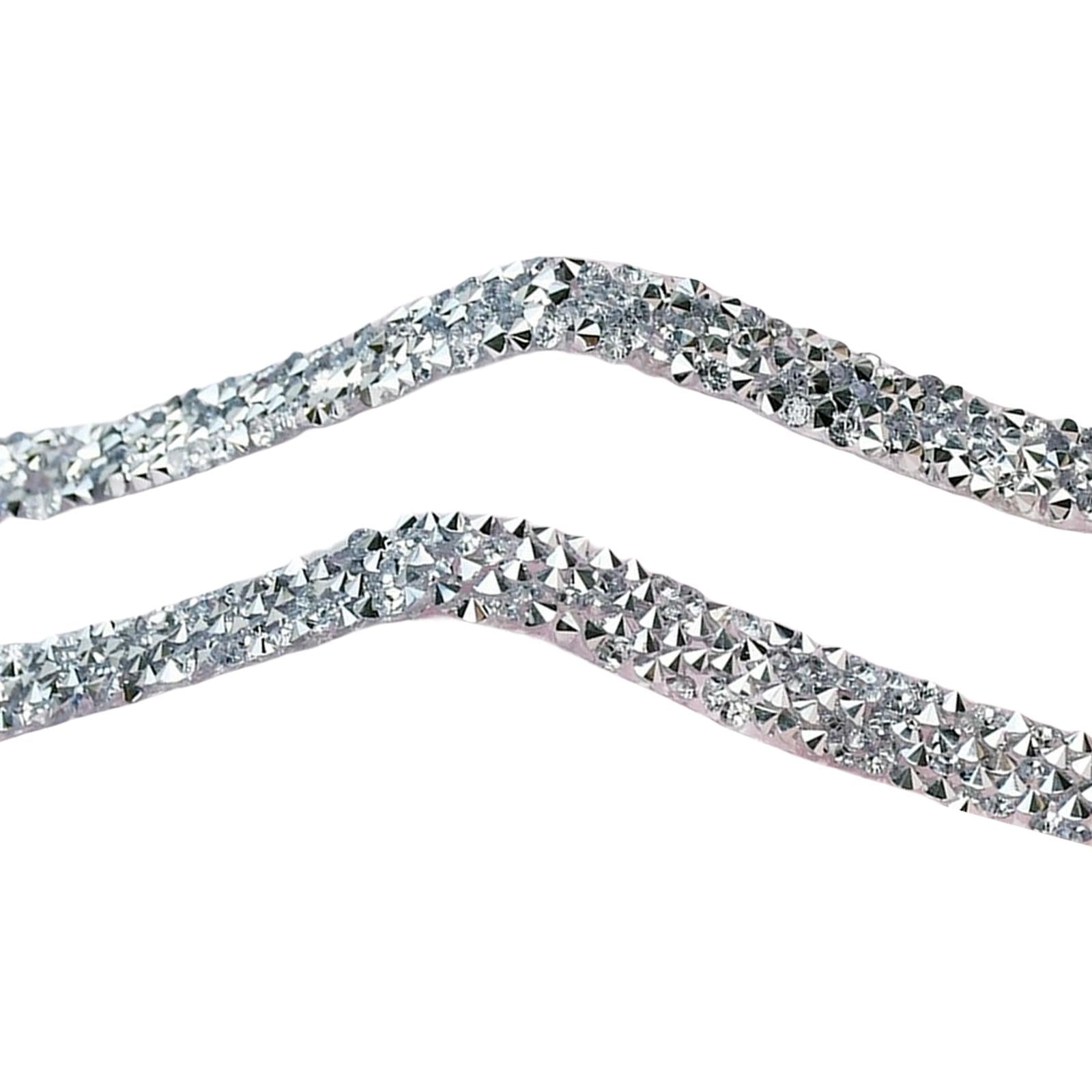 4xSelf Adhesive Ribbon Arts Crafts Mesh Wrap Roll Bling for Decor
