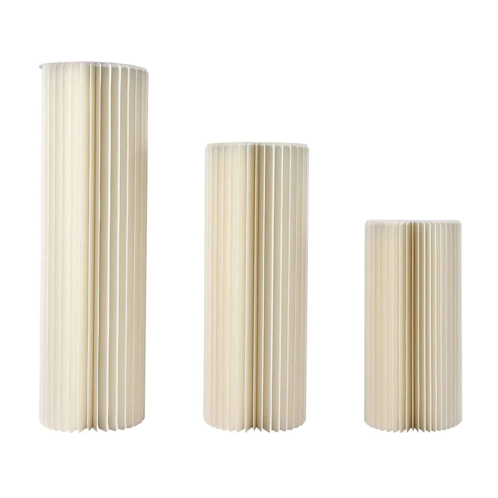 Cylinder Pedestal Stand Paper Columns for Festival Wedding Props Ceremonies