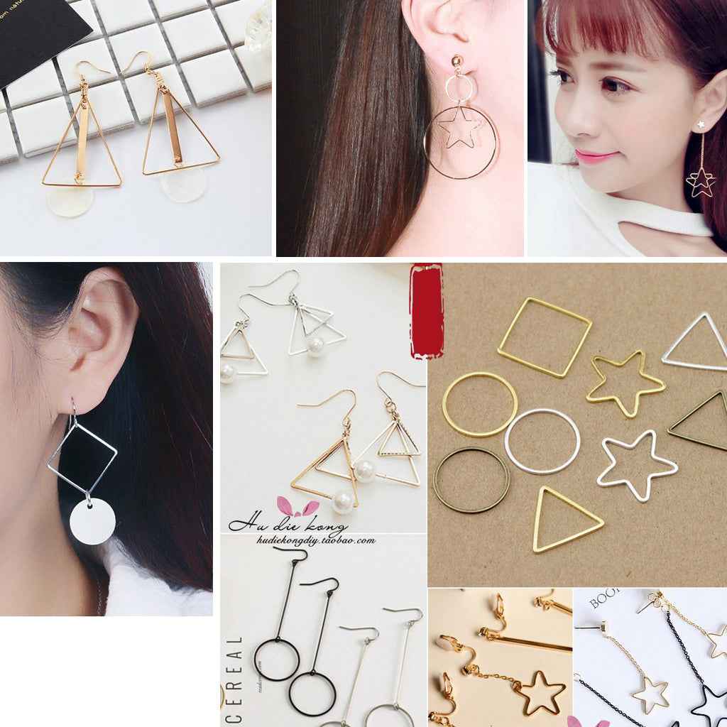 Pack of 20PCS Alloy Round Pieces With Hole For Jewelry Necklace Earrings Jewelry Bracelet Making Craft Projects DIY Silver
