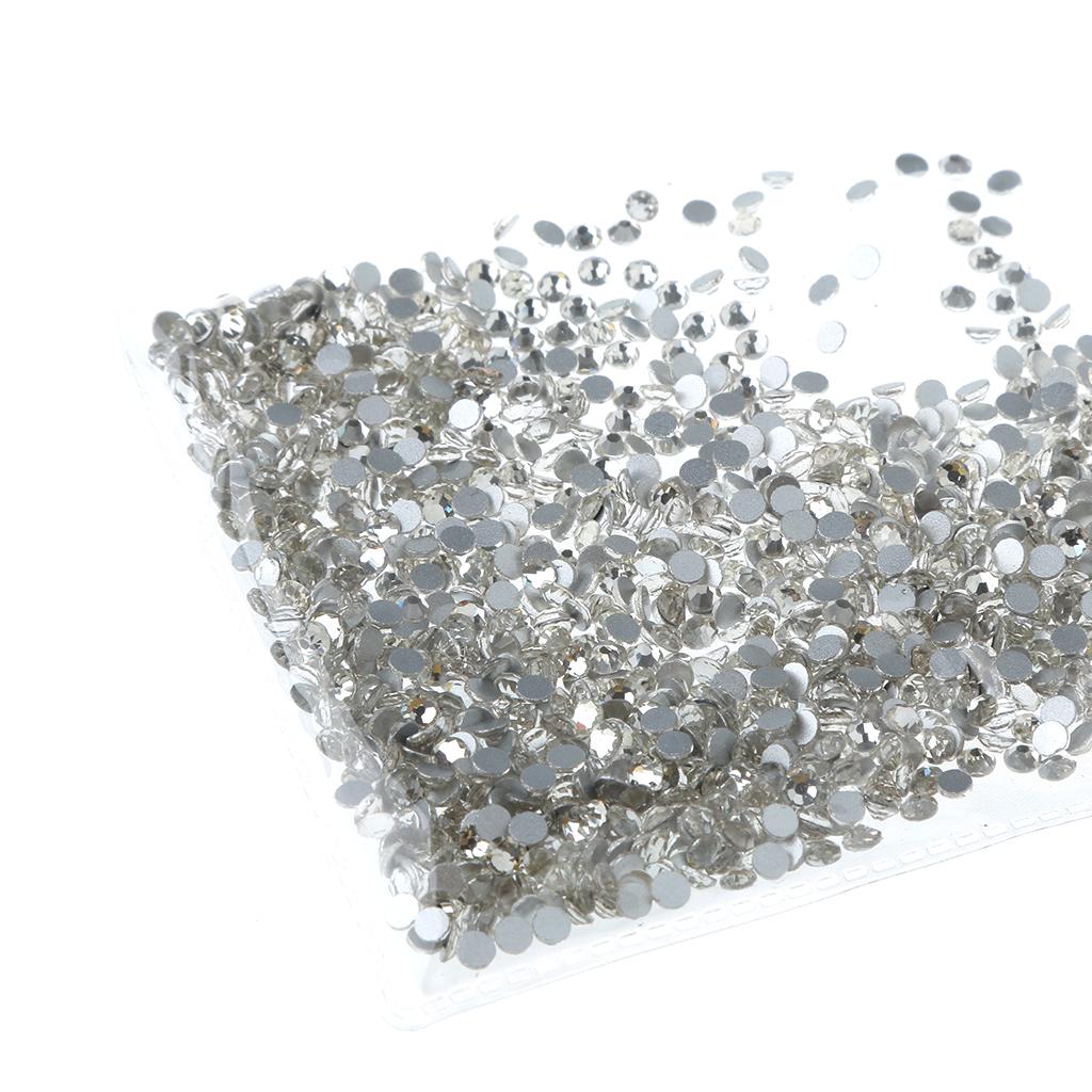 4x1440 Pieces Nail Art Rhinestone Crystal DIY Decoration 2.8 mm