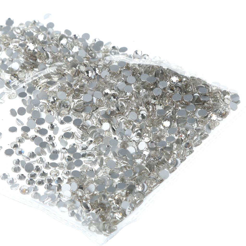 2x1440 Pieces Nail Art Rhinestone Crystal DIY Decoration 2.8 mm