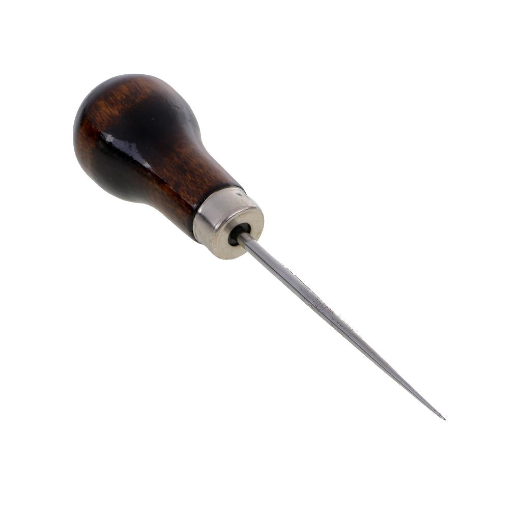 10Pcs Leather Cloth Awl Tool Pin Sewing Punching Hole Maker Stitching Tool