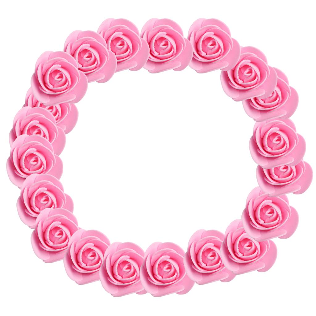 200pcs PE Foam Rose Flower Heads Artificial Rose Flowers DIY Decoration