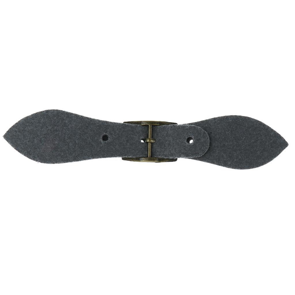 2 Pcs Leather Horn Toggle Buttons Trench Duffle Coat Fastener Buckle