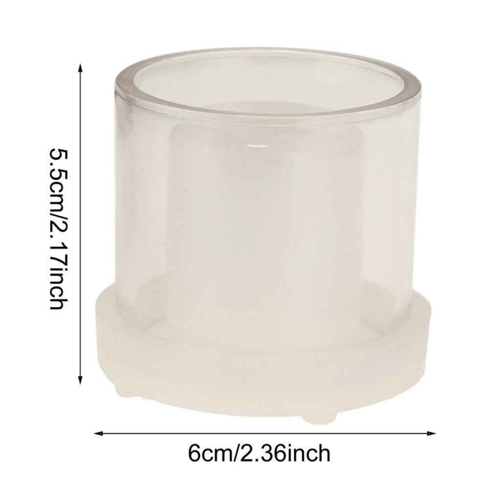 Plastic Cylinder Shape Candle Mould Tealight Mold for Candle Making 50x50mm
