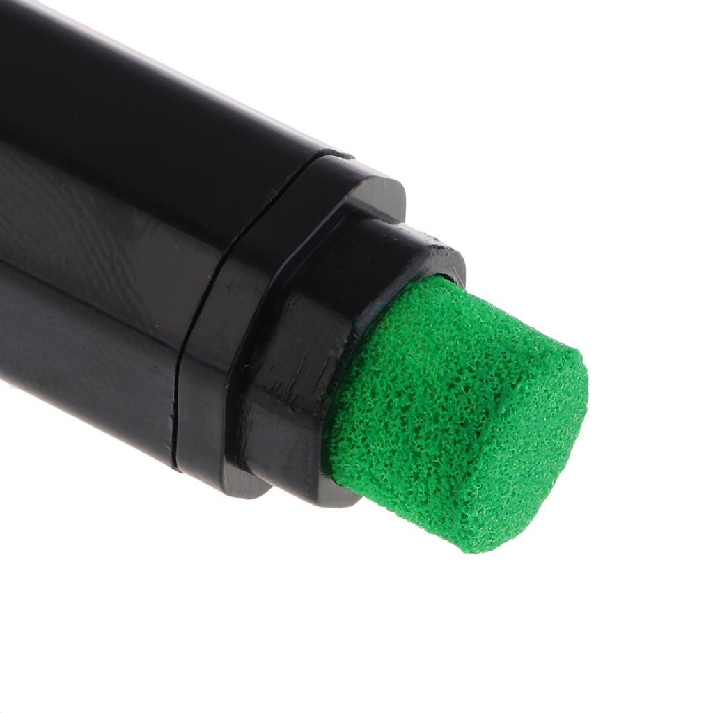 3x2 Colors Pen Ink Pad Pens Rubber Ink Stamps for Scrapbooking Pink & Green