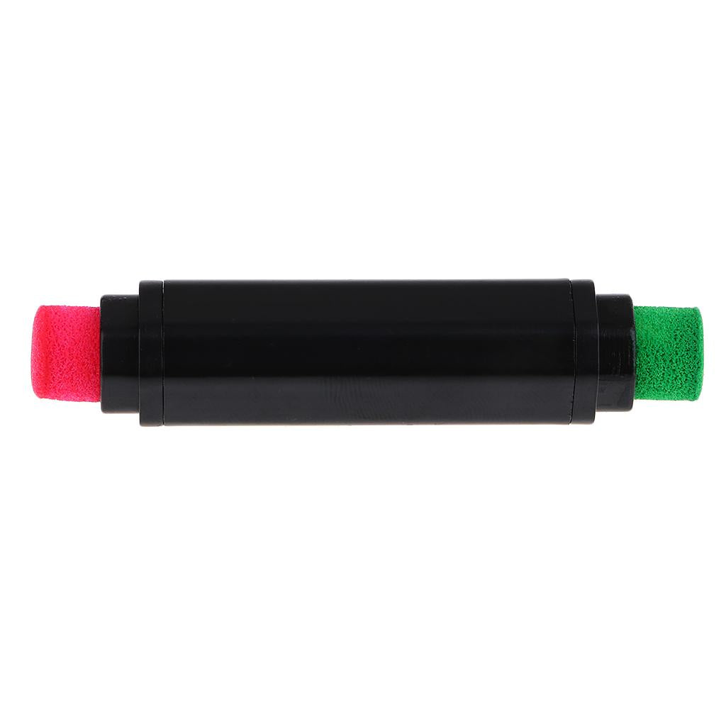 3x2 Colors Pen Ink Pad Pens Rubber Ink Stamps for Scrapbooking Pink & Green
