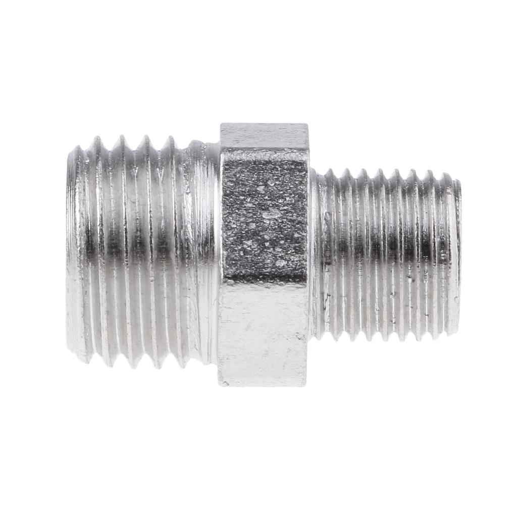 1/8'' BSP Male to 1/4'' BSP Male Airbrush Hose Fitting Adaptor Connector System