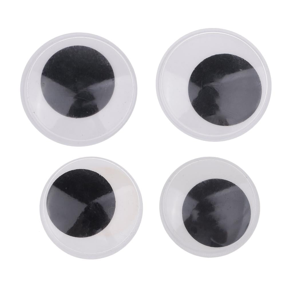 2x150 Pieces Self Adhesive Wiggle Googly Eyes DIY Toys Scrapbooking Accessory