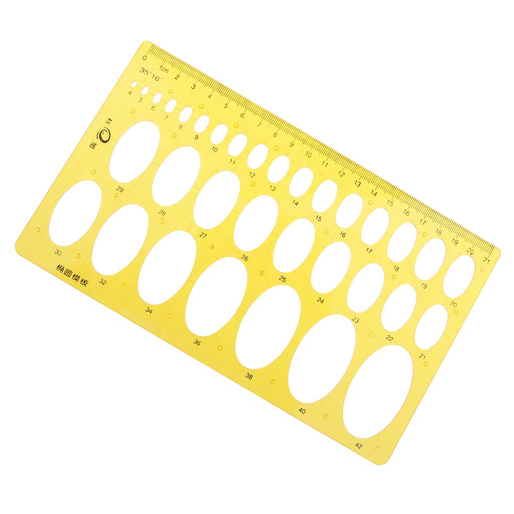 3xMultifunctional Drawing Template Ruler Painting Student School Supplies 2 #