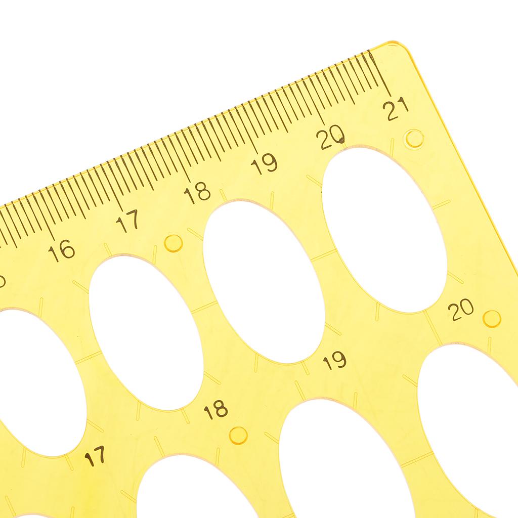 3xMultifunctional Drawing Template Ruler Painting Student School Supplies 2 #