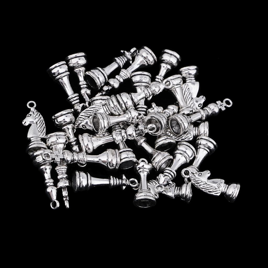 3x30Pieces Charms DIY Jewelry Making Accessory Draughts Pendents for Earings