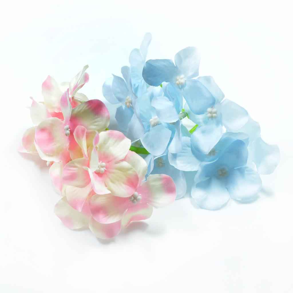 10 Pieces Assorted Artificial Flowers Heads for DIY Women Girls Headband Hairband