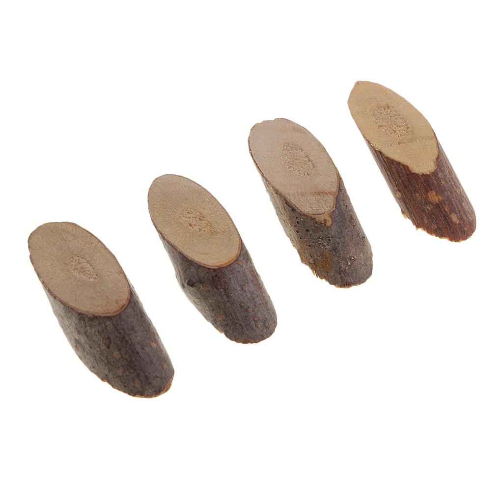 100 Pieces Natural Tree Bark Small Wood Slices Wedding Christmas Home Decor