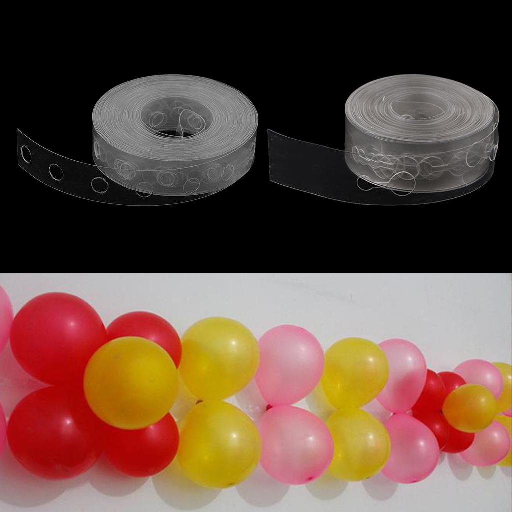 4x5m Balloon Arch Decor Strip Connect Chain DIY Wedding Party Favours 1 hole