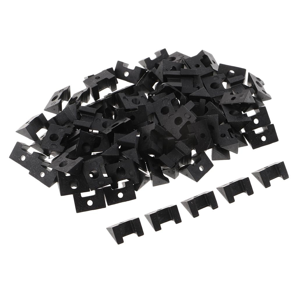 2x100 Pcs Plastic Picture Photo Frame Turn Buttons Fasteners Framing Supplies