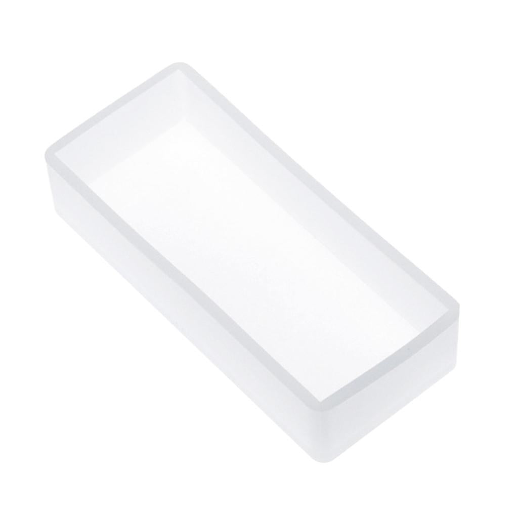 DIY Cube Cuboid Resin Blocks Ornament Mold Jewelry Making Mould Tool 10x4cm